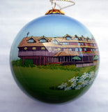 Custom Glass Ornament Edelweiss