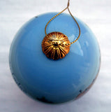 Custom Glass Ornament Edelweiss