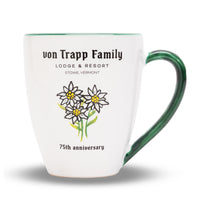 Austrian von Trapp Family 75th Anniversary Edelweiss Mug