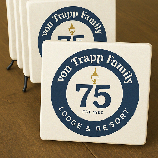 The von Trapp Family 75th Anniversary Coaster
