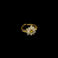 Edelweiss Adjustable RIng by Michael Michaud