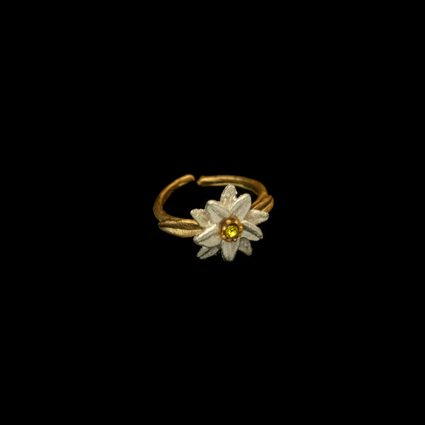 Edelweiss Adjustable RIng by Michael Michaud