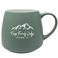 Trapp Family Lodge Green Barrel Mug