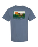 Trapp Family Lodge Adult Panorama Highlander Cow Tee