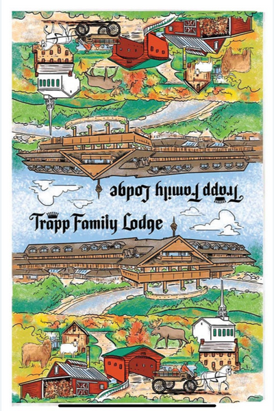 Trapp Family Lodge Custom Dishtowel