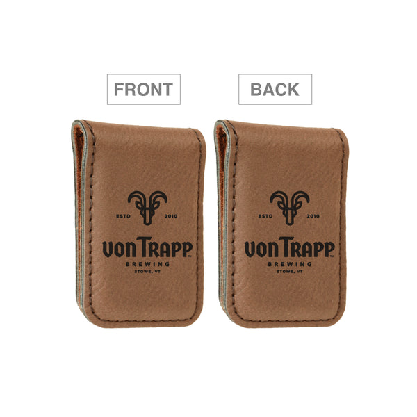 von Trapp Brewing Leatherette Money Clip
