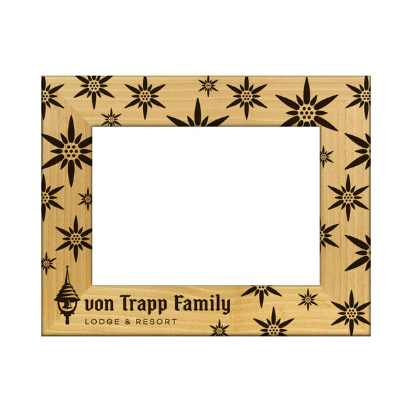 The von Trapp Family Wood Picture Frame