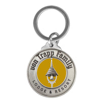 Pewter Medallion Keychain