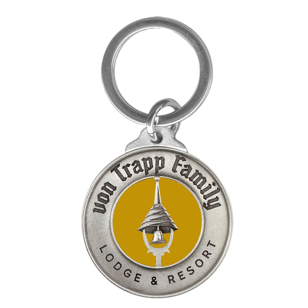 Pewter Medallion Keychain