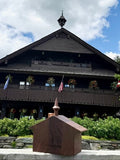 Hand Crafted Walnut replica of von Trapp Family Lodge