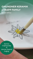 Austrian Edelweiss Heart Dish