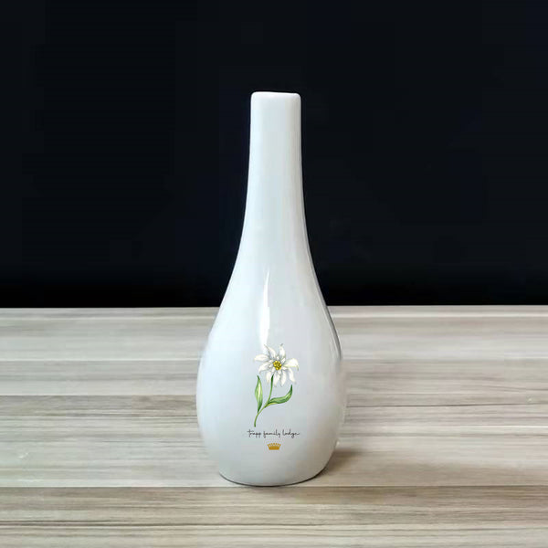 Ceramic Edelweiss Vase